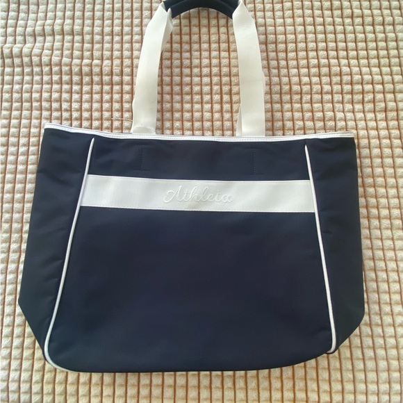 Athleta Dark Blue and White Tote Bag - Picture 7 of 7